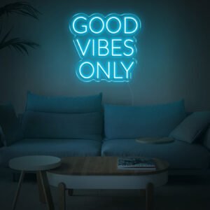 Good Vibes Only V2 LED Neon Sign