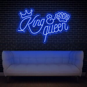 King & Queen LED Neon Sign