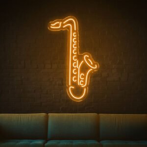 Saxophone LED Neon Sign