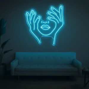 Trippy Face LED Neon Sign